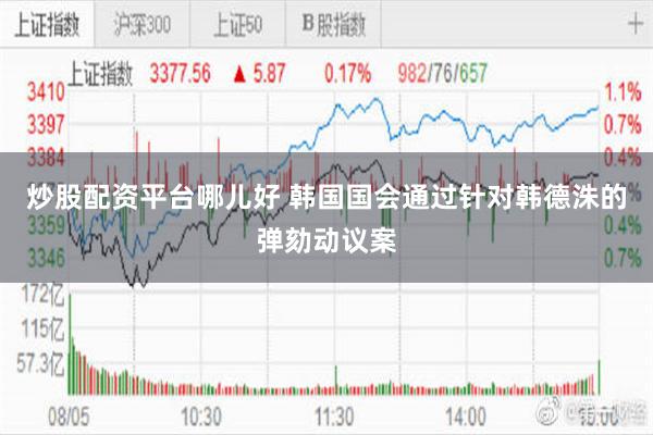 炒股配资平台哪儿好 韩国国会通过针对韩德洙的弹劾动议案